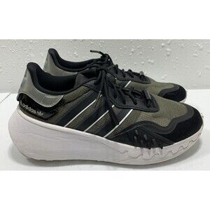 Adidas Original Choigo Shoes Sneakers Womens 7 Black Green Metallic